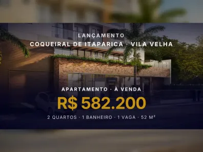 Apartamento com 2 Quartos à venda, 52m² no Coqueiral de Itaparica, Vila Velha