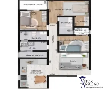 Apartamento com 3 Quartos à venda, 82m² no Tremembé, São Paulo