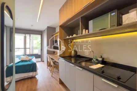 Apartamento com 1 Quarto para alugar, 32m² no Vila Mariana, São Paulo