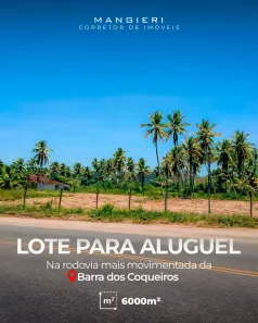 Lote/Terreno para alugar, 6000m² no Olhos d'Água, Barra dos Coqueiros