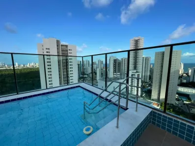 Apartamento com 1 Quarto para alugar, 26m² no Boa Viagem, Recife