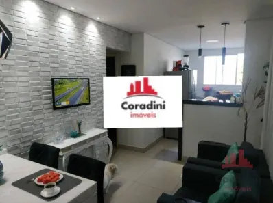 Apartamento com 2 Quartos para alugar, 60m² no Jardim dos Lírios, Americana