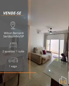 Apartamento com 2 Quartos à venda, 75m² no Residencial e Comercial Wilson Bernardi, Sertãozinho