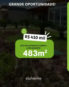 Lote/Terreno à venda, 483m² no Cidade Alpha, Eusébio