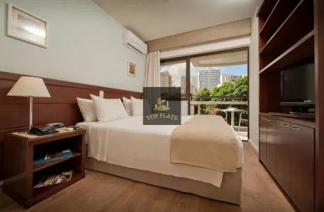 Flat com 1 Quarto para alugar, 35m² no Itaim Bibi, São Paulo