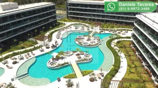 Flat com 1 Quarto à venda, 32m² no N. Sra. do Ó, Ipojuca