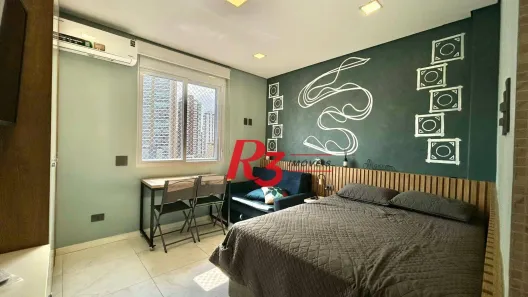 Kitnet com 1 Quarto à venda, 32m² no Boqueirão, Santos