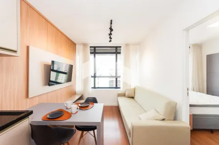 Apartamento com 1 Quarto para alugar, 30m² no Centro, Curitiba