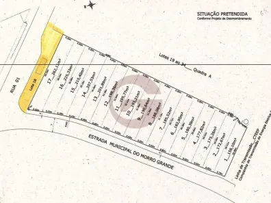 Lote/Terreno à venda, 188m² no Jardim Ísis, Cotia