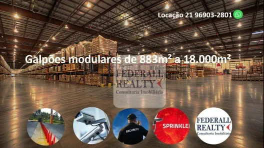 Galpão/Depósito/Armazém para alugar, 883m² no Vargem Pequena, Rio de Janeiro