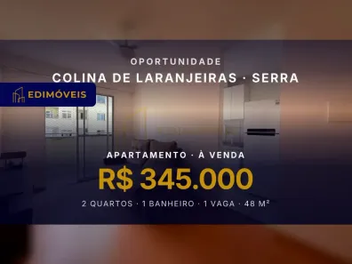 Apartamento com 2 Quartos à venda, 48m² no Colina de Laranjeiras, Serra
