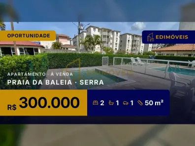 Apartamento com 2 Quartos à venda, 50m² no Praia da Baleia, Serra