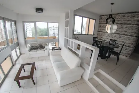 Apartamento com 3 Quartos para alugar, 110m² no Vila Alzira, Guarujá