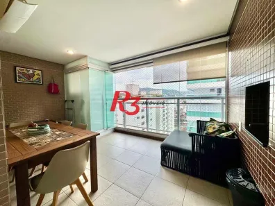 Apartamento com 3 Quartos à venda, 87m² no Pompéia, Santos