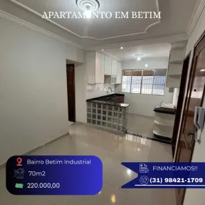 Apartamento com 3 Quartos à venda, 70m² no Betim Industrial, Betim