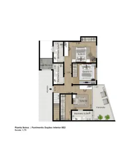 Cobertura com 3 Quartos à venda, 140m² no Alto dos Passos, Juiz de Fora
