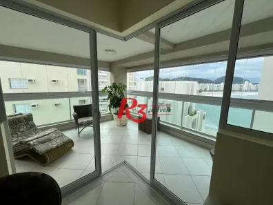 Apartamento com 3 Quartos para alugar, 156m² no Vila Luis Antônio, Guarujá