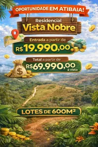 Lote/Terreno à venda, 600m² no Centro, Atibaia