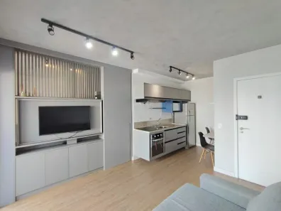 Apartamento com 1 Quarto para alugar, 41m² no Cidade Monções, São Paulo
