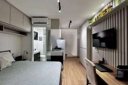 Kitnet com 1 Quarto à venda, 25m² no Brooklin Paulista, São Paulo