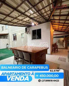 Apartamento com 2 Quartos à venda, 93m² no Balneário de Carapebus, Serra