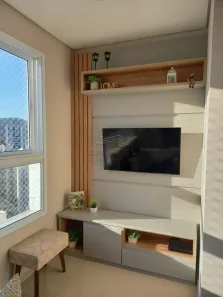 Apartamento com 1 Quarto à venda, 44m² no Loteamento Mogilar, Mogi das Cruzes