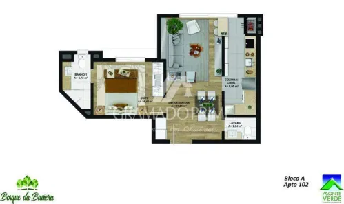 Apartamento com 2 Quartos à venda, 119m² no , Gramado