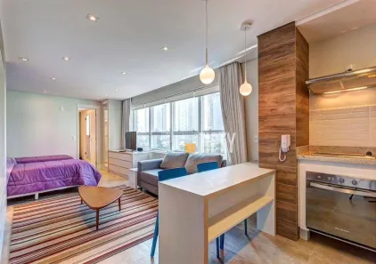 Apartamento com 1 Quarto para venda ou aluguel, 44m² no Brooklin Paulista, São Paulo