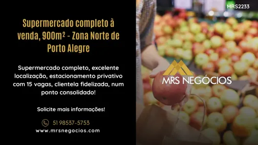 Ponto Comercial à venda, 900m² no Jardim Lindóia, Porto Alegre