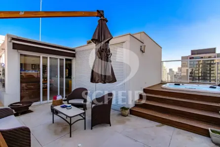 Cobertura com 1 Quarto à venda, 198m² no Campo Belo, São Paulo