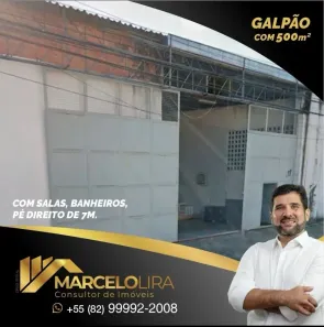 Galpão/Depósito/Armazém para alugar, 500m² no Serraria, Maceió