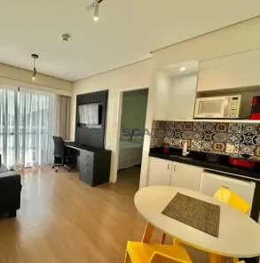 Apartamento com 1 Quarto para venda ou aluguel, 34m² no Indianópolis, São Paulo