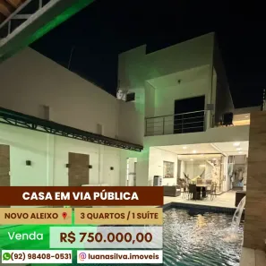 Casa com 2 Quartos à venda, 200m² no Novo Aleixo, Manaus