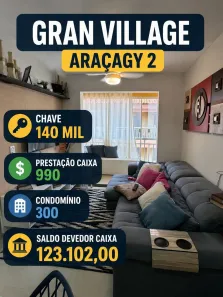 Apartamento com 2 Quartos à venda, 57m² no Centro, São José de Ribamar