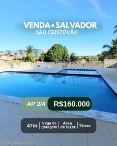 Apartamento com 2 Quartos à venda, 47m² no São Cristóvão, Salvador