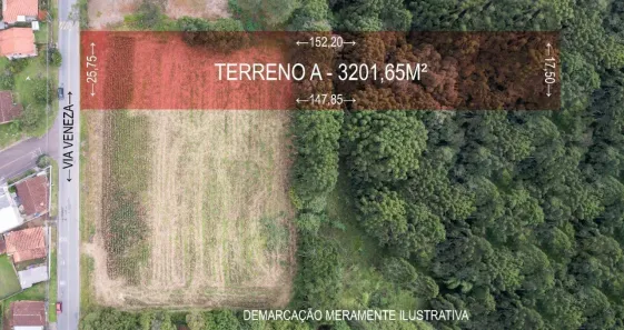 Lote/Terreno à venda, 3201m² no Jardim Padre José de Anchieta, Campo Largo