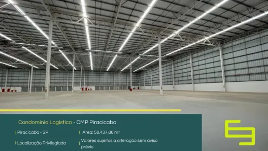 Galpão/Depósito/Armazém para alugar, 58438m² no Conceição, Piracicaba
