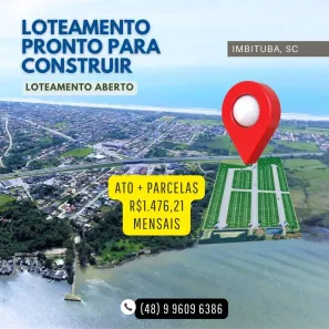 Lote/Terreno à venda, 200m² no Porto da Vila, Imbituba