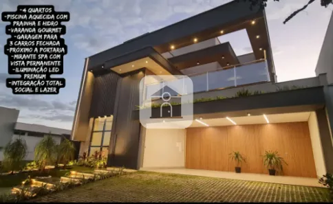Casa de Condomínio com 4 Quartos à venda, 431m² no Nova Uberlândia, Uberlândia