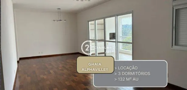 Apartamento com 3 Quartos para alugar, 132m² no Tamboré, Santana de Parnaíba
