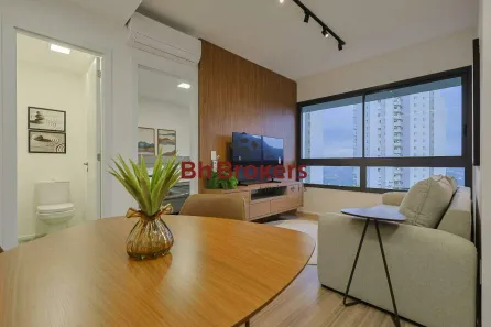 Apartamento com 1 Quarto para alugar, 57m² no Vila da Serra, Nova Lima