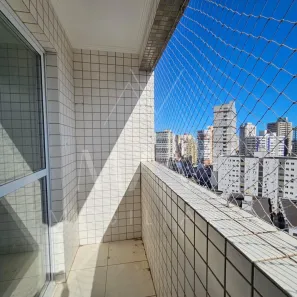 Apartamento com 2 Quartos para alugar, 60m² no Guilhermina, Praia Grande