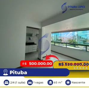 Apartamento com 2 Quartos à venda, 65m² no Pituba, Salvador