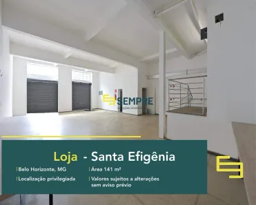 Ponto Comercial à venda, 142m² no Santa Efigênia, Belo Horizonte