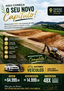 Lote/Terreno à venda, 500m² no Altos de Caucaia (Caucaia do Alto), Cotia