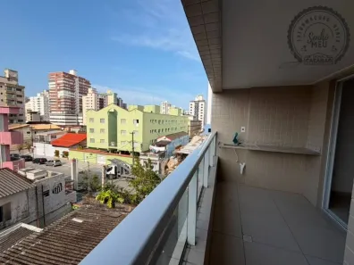 Apartamento com 2 Quartos para alugar, 74m² no Guilhermina, Praia Grande