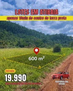 Lote/Terreno à venda, 600m² no Centro, Atibaia