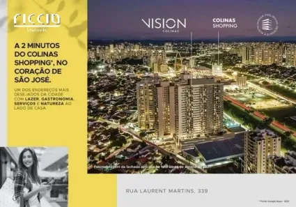 Apartamento com 2 Quartos à venda, 59m² no Jardim Esplanada, São José dos Campos