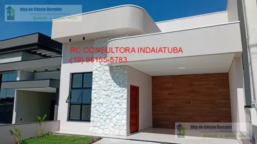 Casa de Condomínio com 3 Quartos à venda, 203m² no Loteamento Park Gran Reserve, Indaiatuba