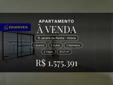 Apartamento com 3 Quartos à venda, 93m² no Jardim da Penha, Vitória